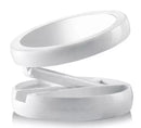 : Espelho de Maquiagem Portátil Slim com Iluminação LED